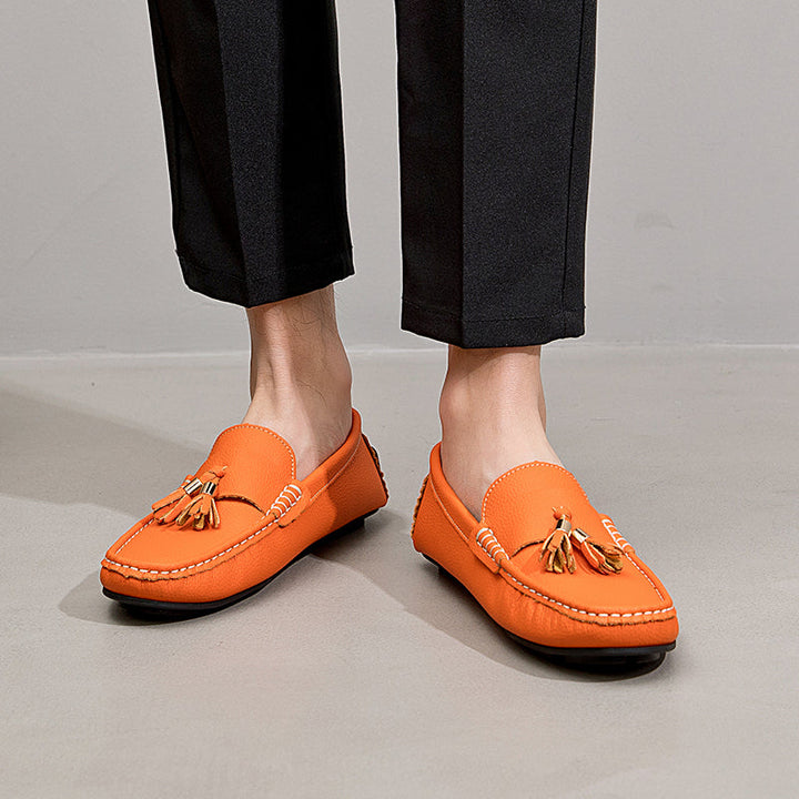 Capri | Italian Leather Tassel Loafers