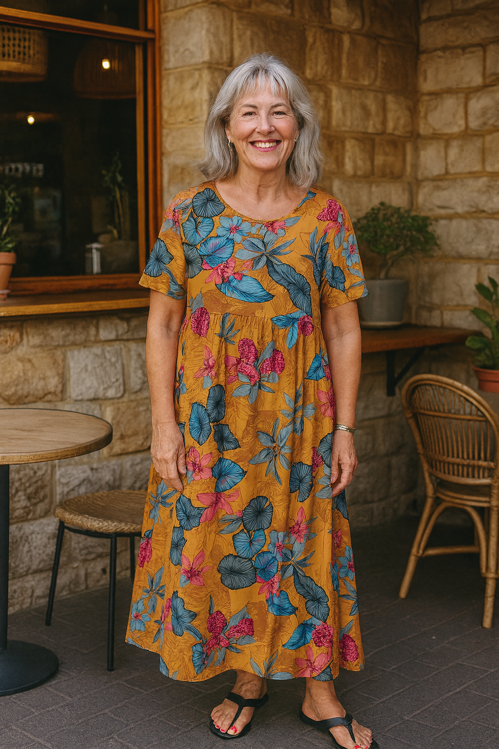 Masie | Breezy Floral Maxi Dress | Where Comfort Meets Confidence (S-5XL)