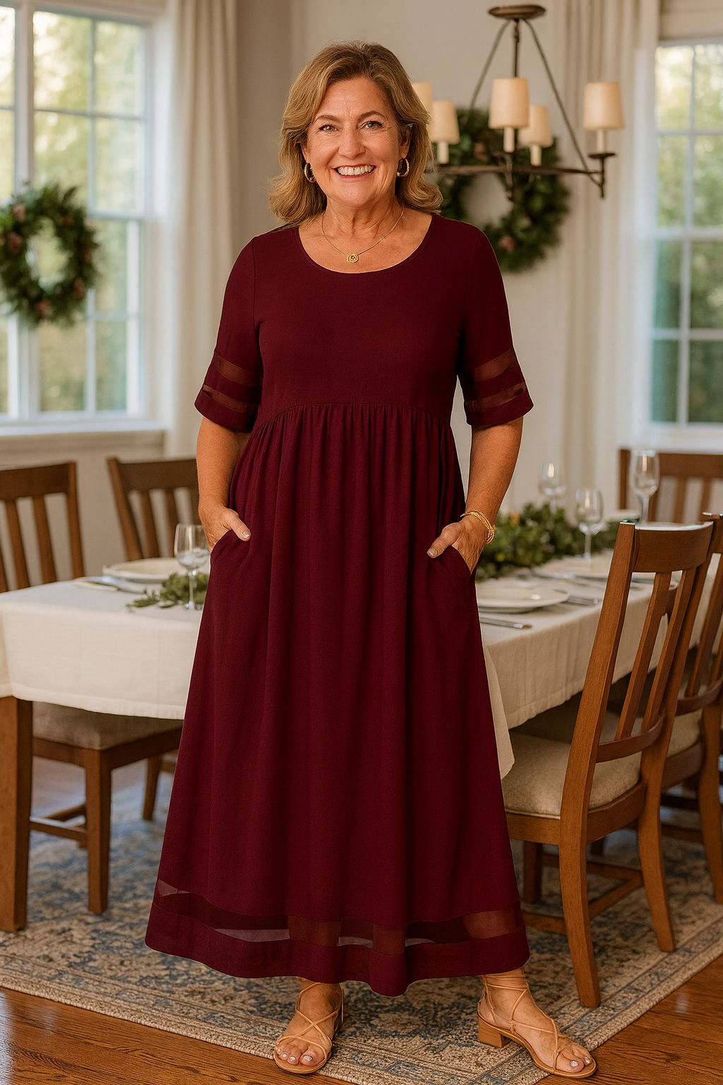 Alurea | Elegant Maxi Dress | Timeless Comfort, Effortless Confidence
