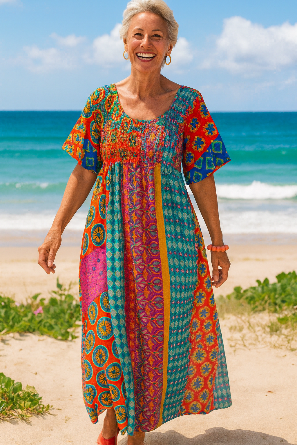 Althea | Comfort Maxi Dress | Flattering Ease for Every Day