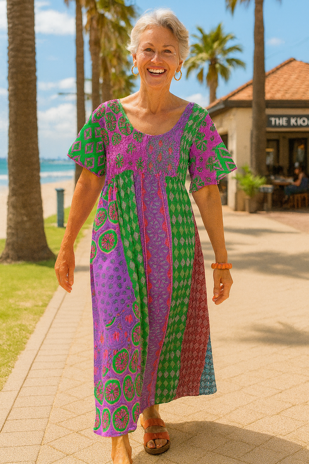 Althea | Comfort Maxi Dress | Flattering Ease for Every Day