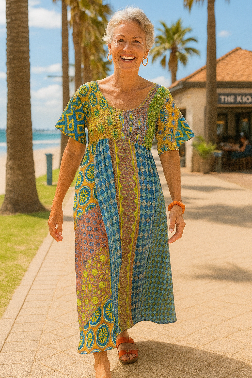 Althea | Comfort Maxi Dress | Flattering Ease for Every Day