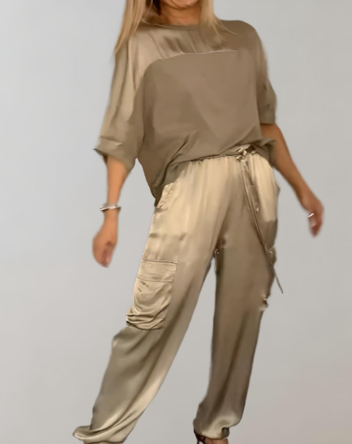 FINLEY | SILKY CARGO LOUNGE SET