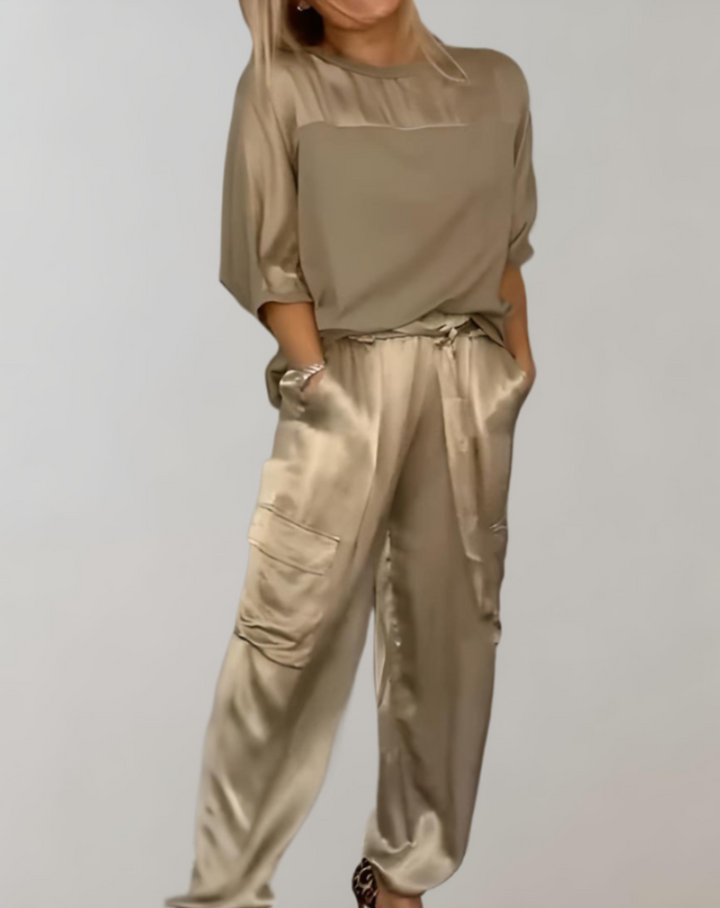 FINLEY | SILKY CARGO LOUNGE SET