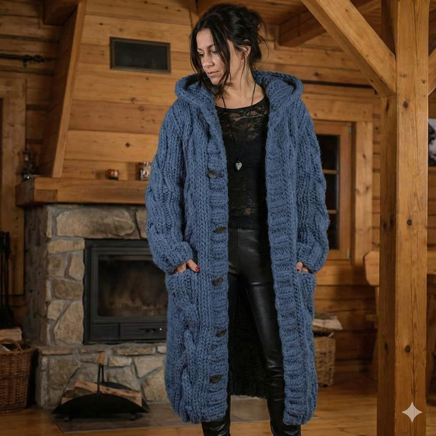 Camryn™ | Elegante, comfortabele jas met buikbedekking