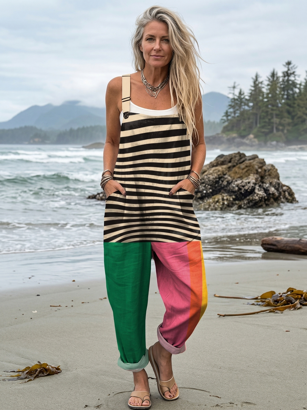 Zest & Stripes Jumpsuit