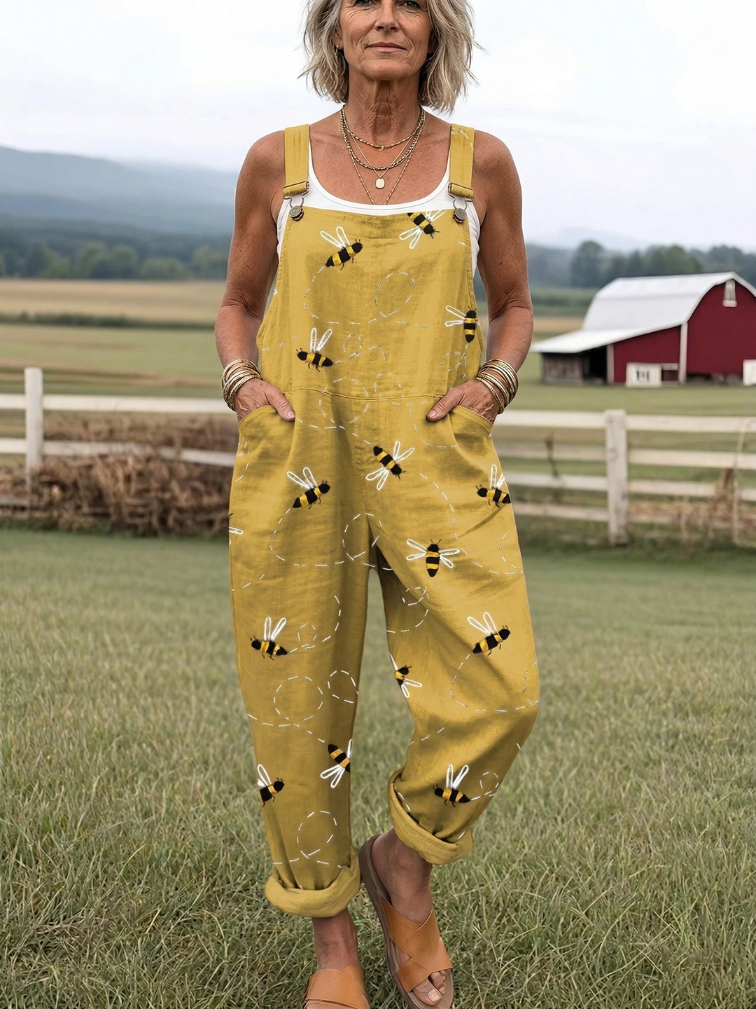Honeybee Meadow Jumpsuit