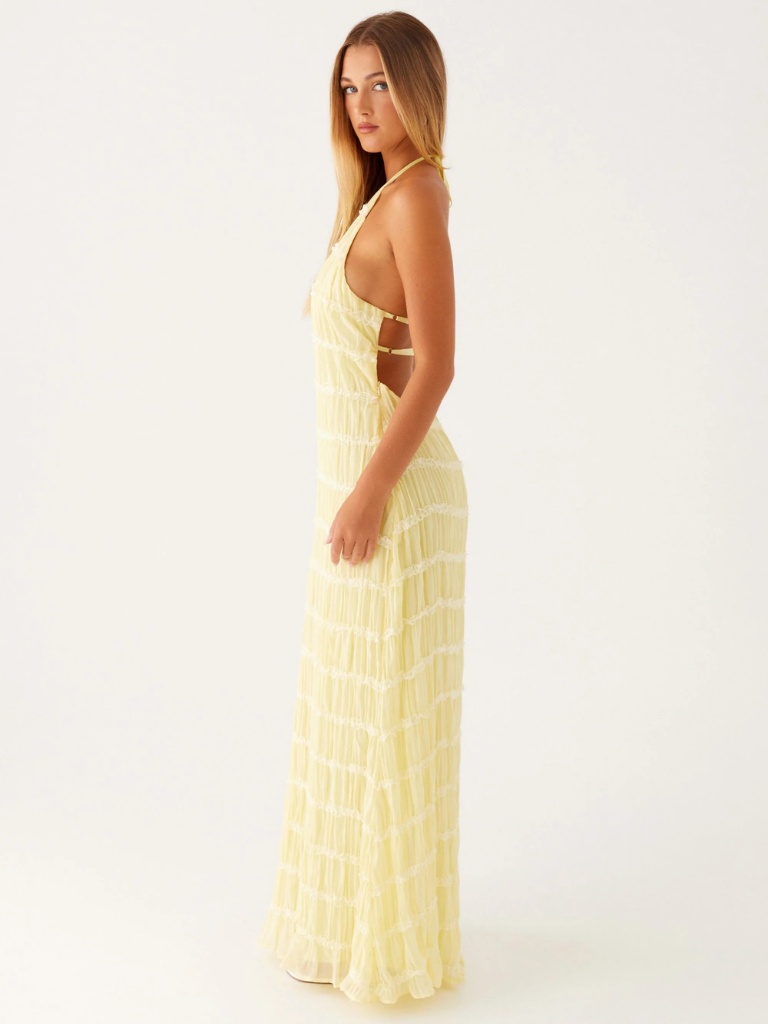 TANSY | SCULPTED TEXTURE GOWN