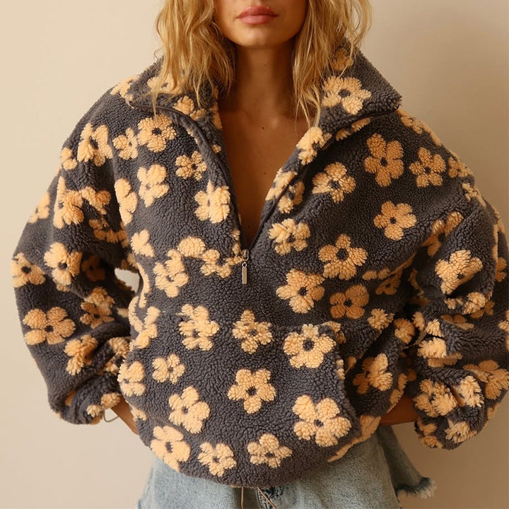 Emma™ | Trui met bloemenprint
