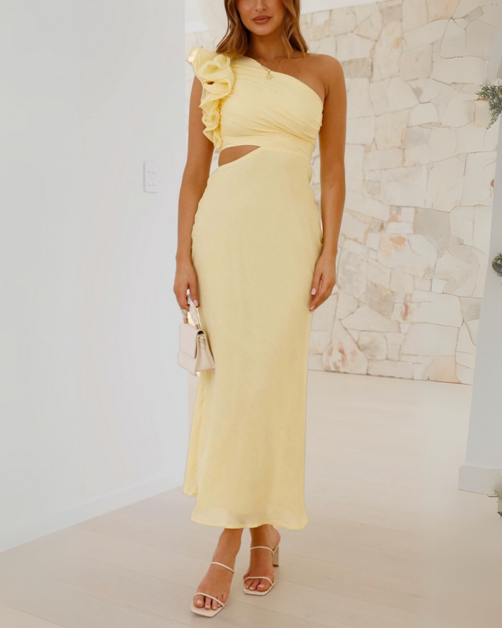 SEREN | LIMONCELLA CUTOUT DRESS