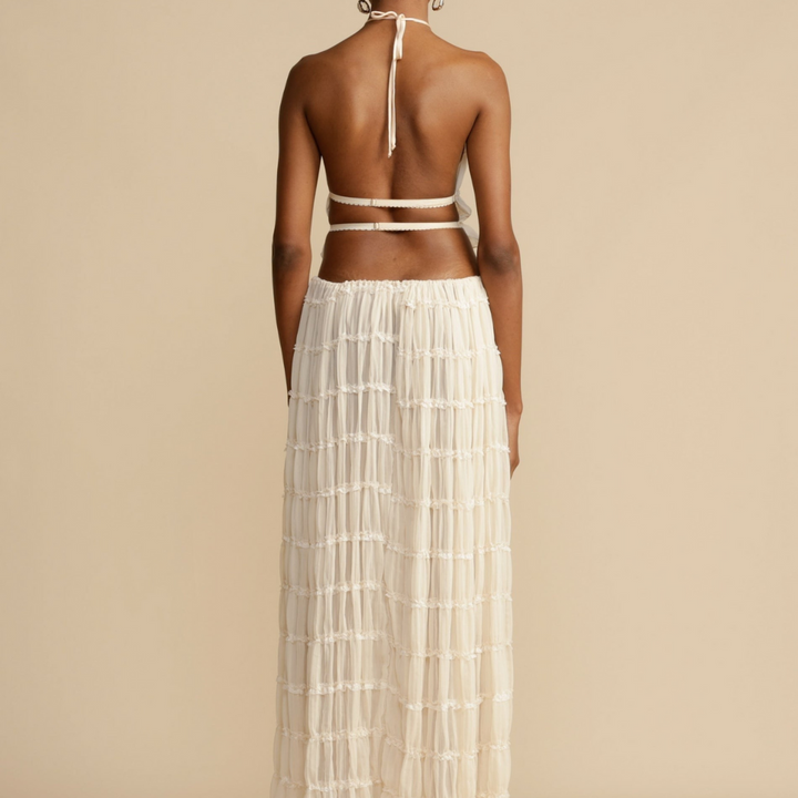 WENDY | HALTER TOP AND SKIRT SET