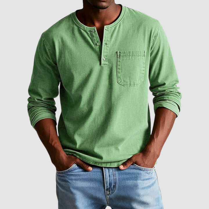 Harrison | Vintage Henley Shirt