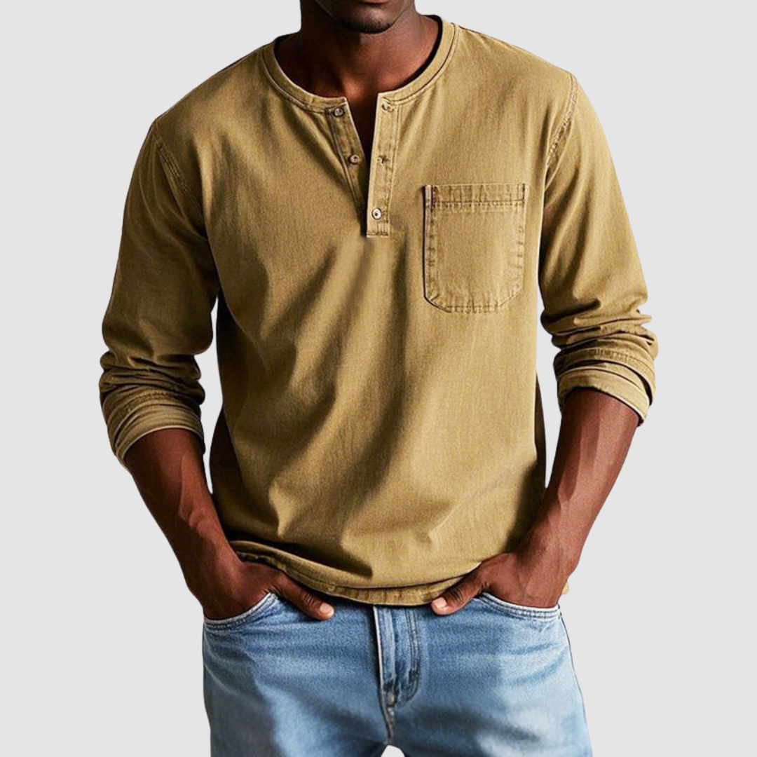 Harrison | Vintage Henley Shirt