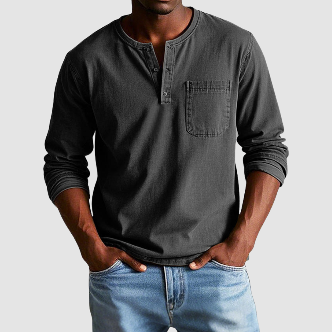 Harrison | Vintage Henley Shirt