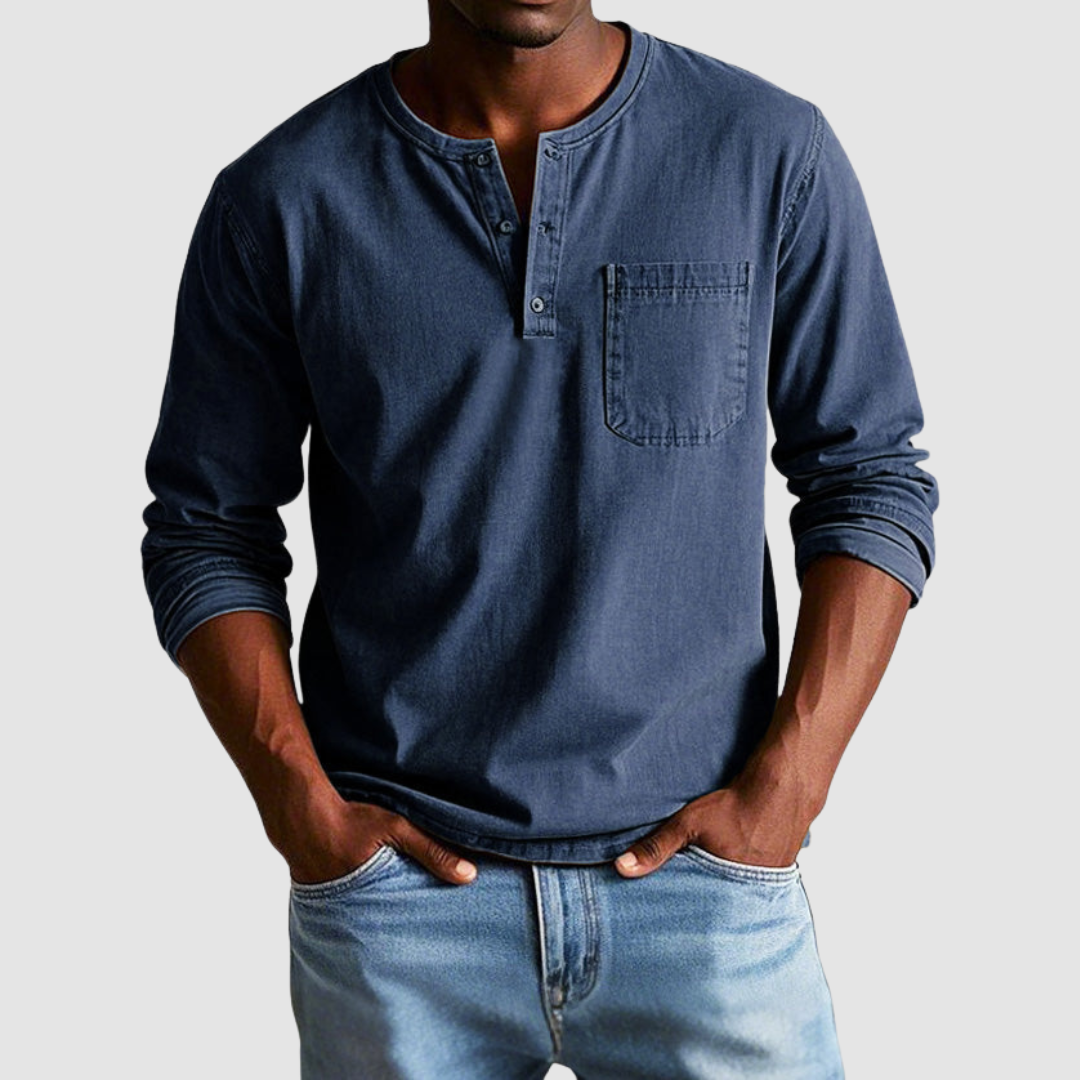 Harrison | Vintage Henley Shirt