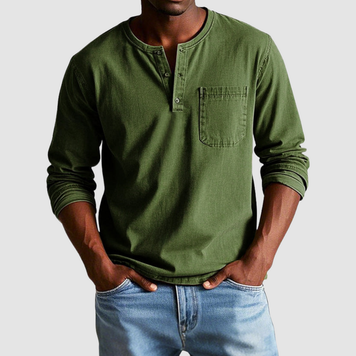 Harrison | Vintage Henley Shirt