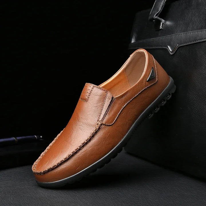 Giovanni | Italian Leather Lug Sole Loafers