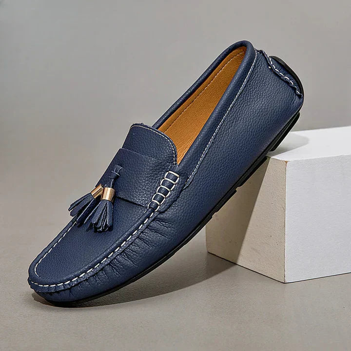 Capri | Italian Leather Tassel Loafers