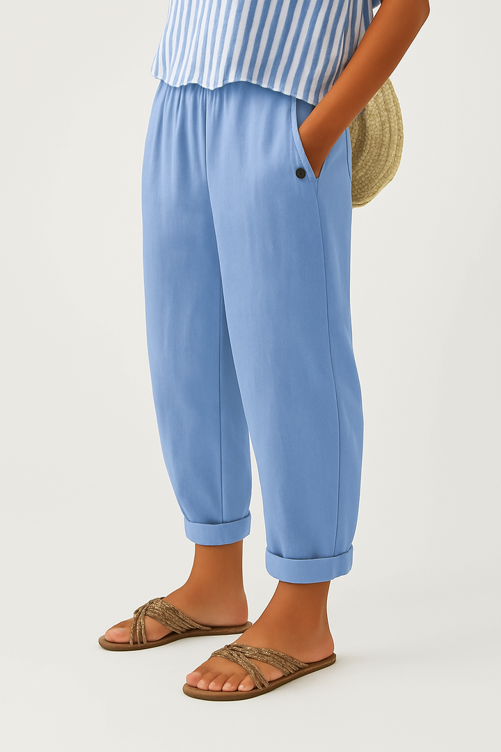 Romina™ - Timeless Linen-look Trousers