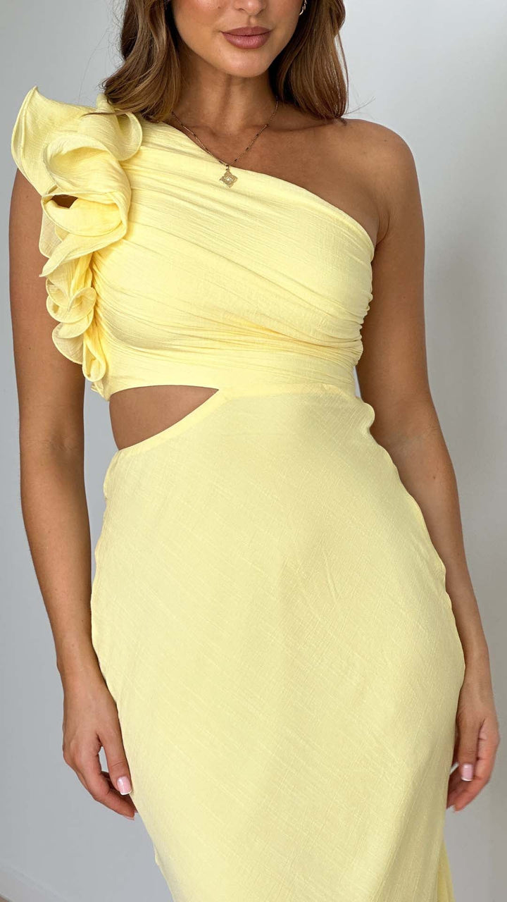 SEREN | LIMONCELLA CUTOUT DRESS