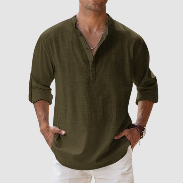 Lewis | Breathable Linen Shirt