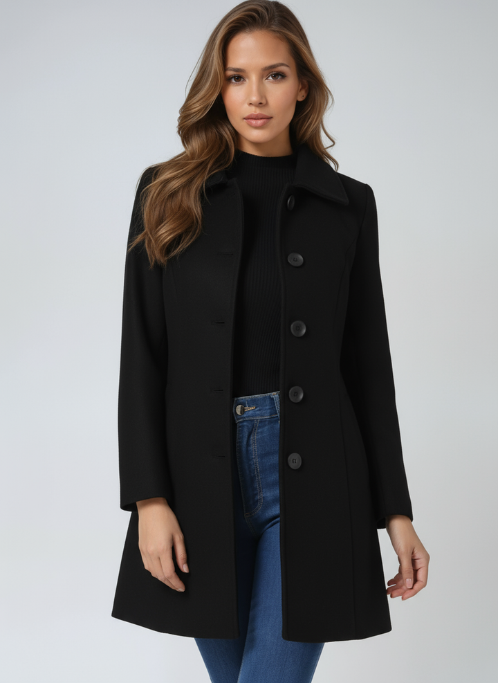 Karina™ | Enkelrijige wintertrenchcoat voor dames