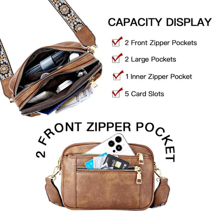 Denise™ | Verfijnde leren schoudertas