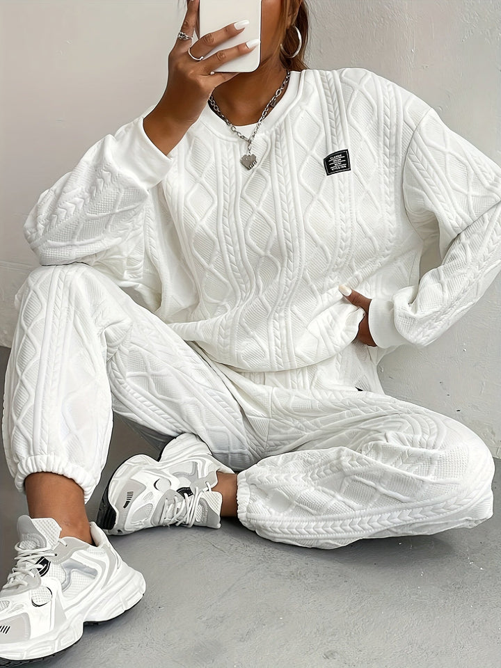 Fianna | Cable Knit Lounge Set