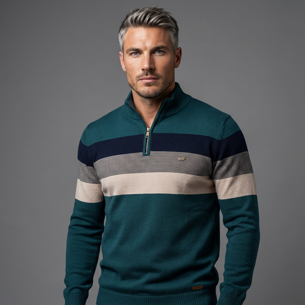 Lukas | Elegant Quarter-Zip Pullover