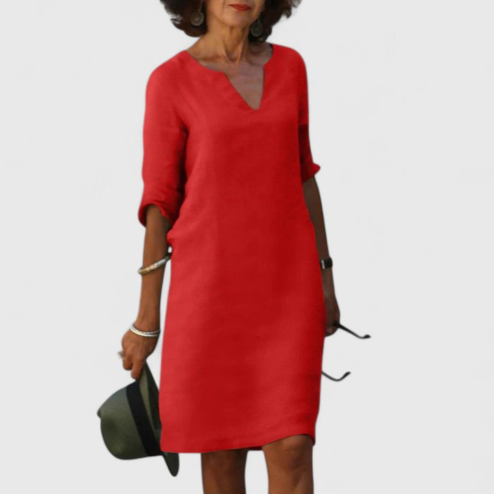 Taylor | Comfortable V-Neck Dress