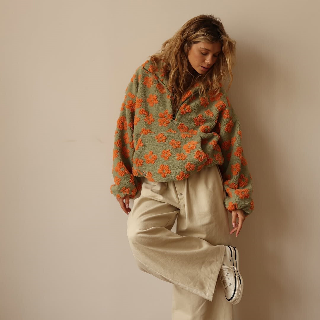 Emma™ | Trui met bloemenprint