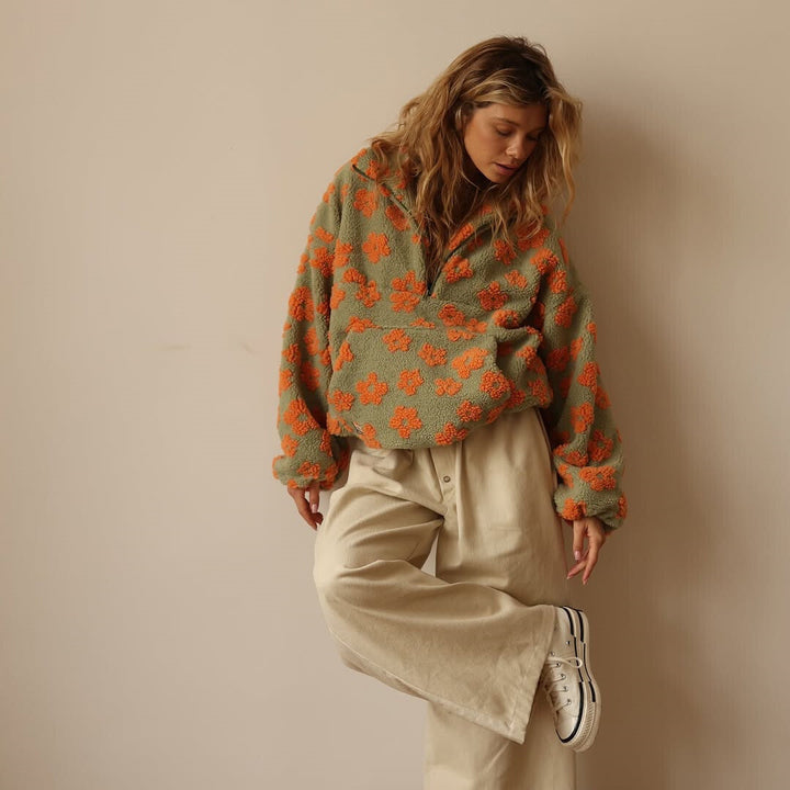Emma™ | Trui met bloemenprint
