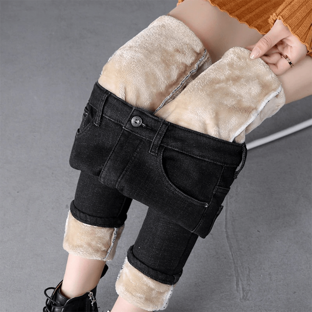 Alannah | Warm Fleece-Lined Winter Jeans