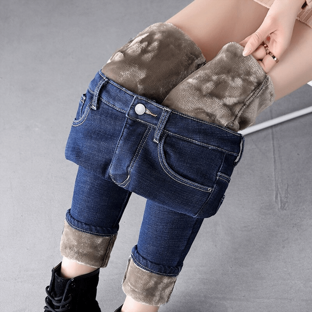 Alannah | Warm Fleece-Lined Winter Jeans