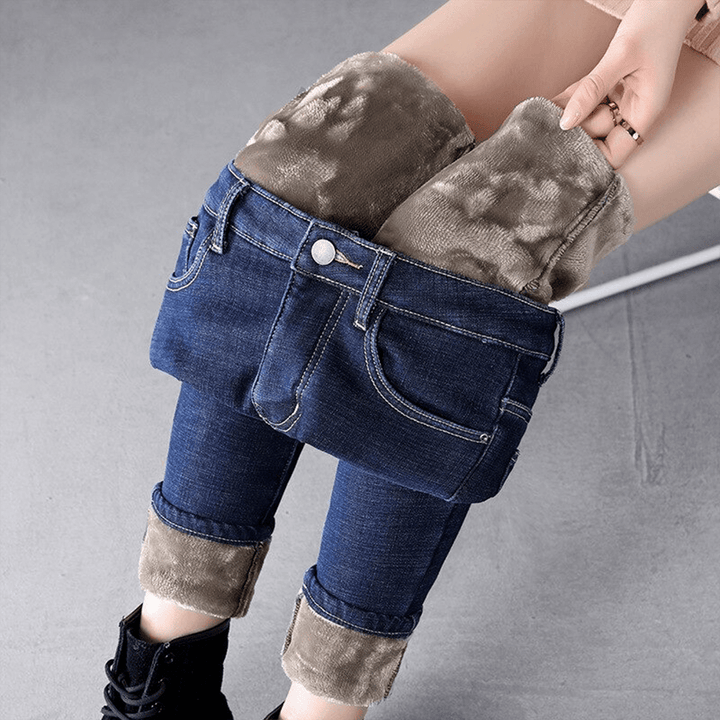 Alannah | Warm Fleece-Lined Winter Jeans