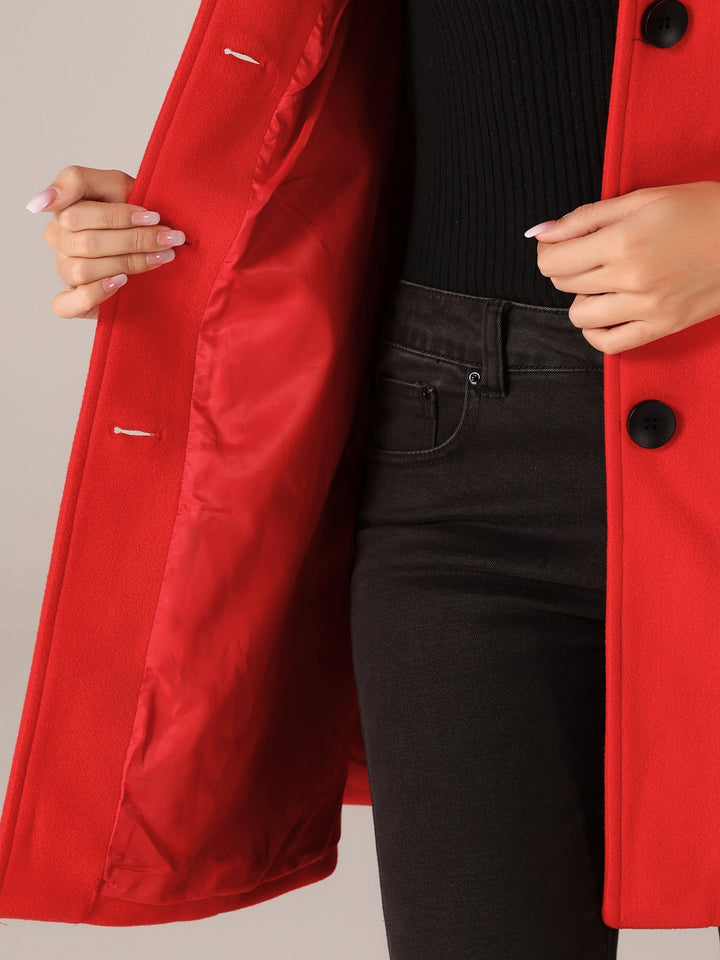 Karina™ | Enkelrijige wintertrenchcoat voor dames