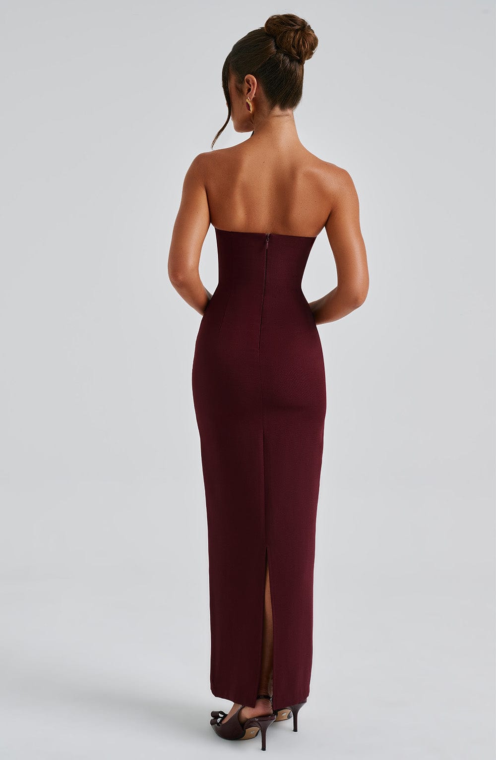PEONY | GRACEFUL SATIN DRESS