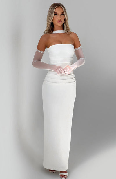 PEONY | GRACEFUL SATIN DRESS
