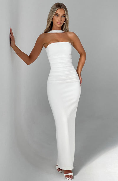 PEONY | GRACEFUL SATIN DRESS